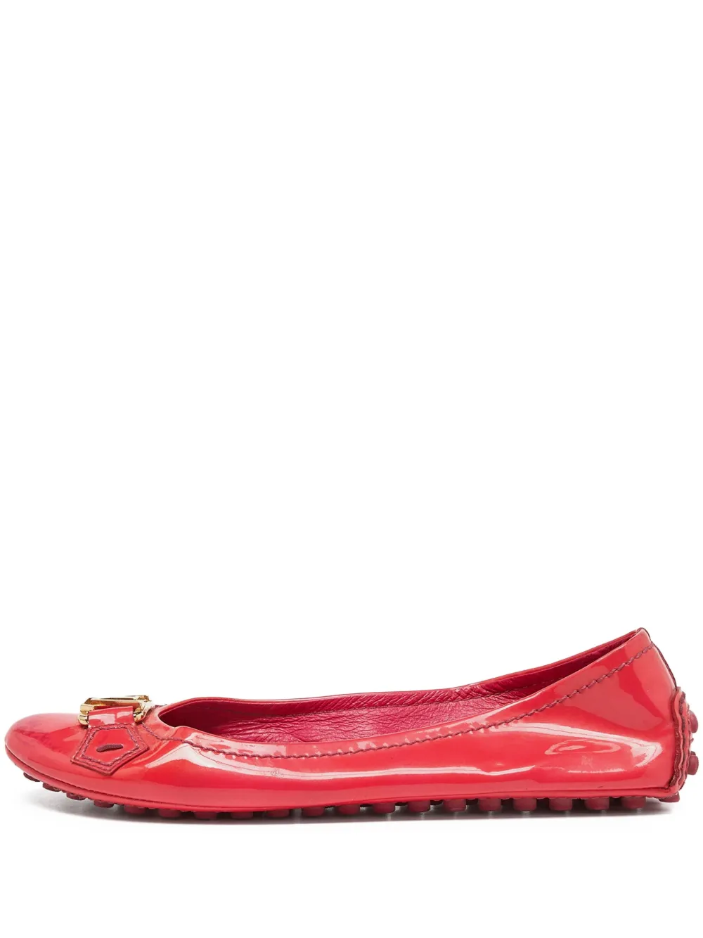 Louis Vuitton Pre-Owned Ballerinas mit Logo-Schild - Rosa