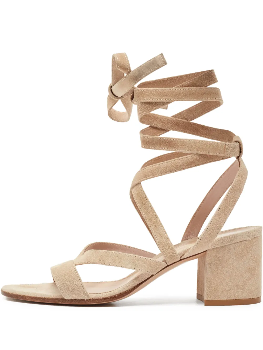 Gianvito Rossi 65mm strapped heeled sandals | Neutrals | Image 1