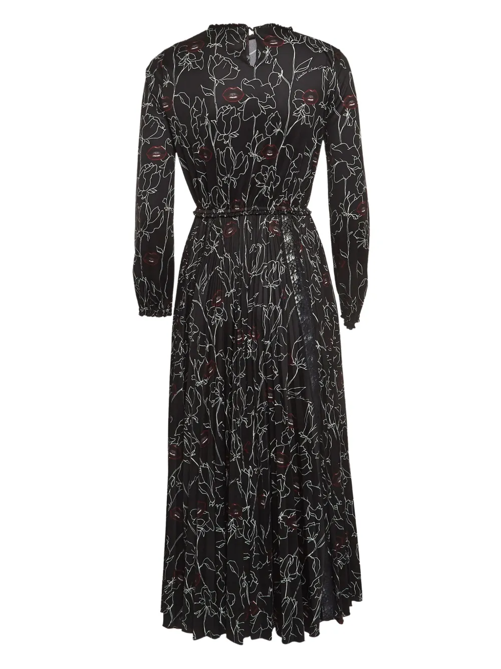 Valentino Garavani Pre-Owned floral-print long-sleeve dress | Image 2