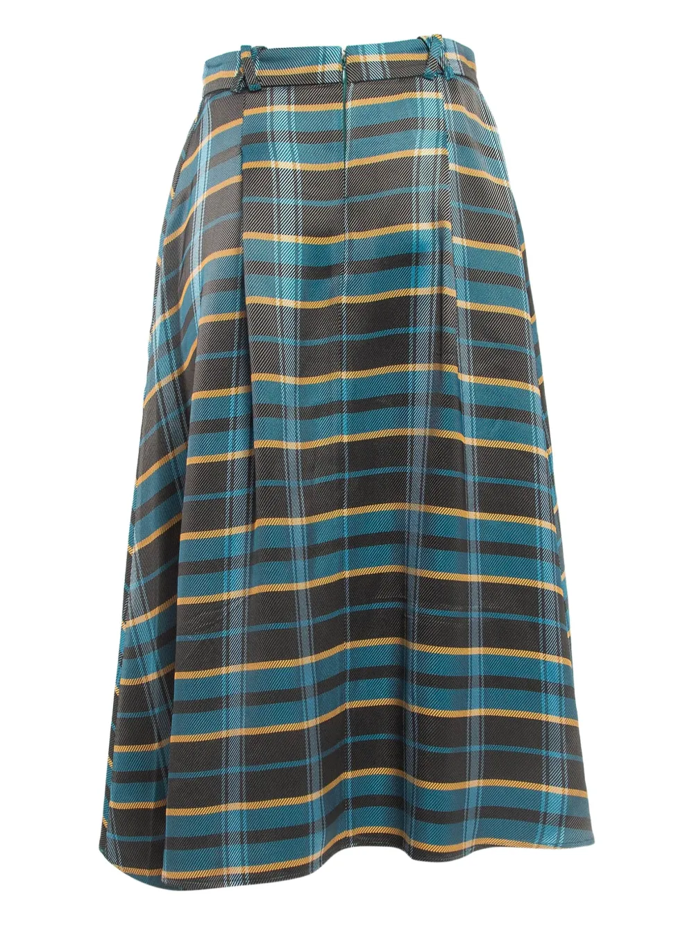 Elisabetta Franchi check-patterned pleated skirt | Image 2
