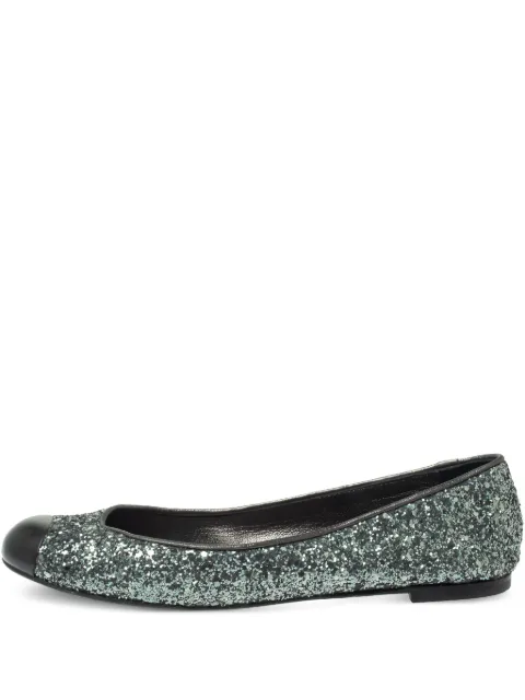 Giuseppe Zanotti Vintage pre-owned glitter-embellished flats