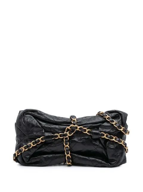 CHANEL Pre-Owned 2012 Quilted Calfskin Midnight Swim Baluchon Bag shoulder bag