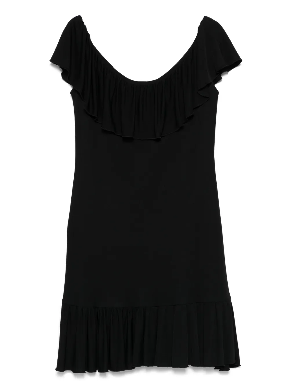 Céline Pre-Owned 2000s Kleid mit Rüschendetail | Schwarz | Image 1