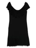 Céline Pre-Owned 2000s ruffle-detailing dress - Black