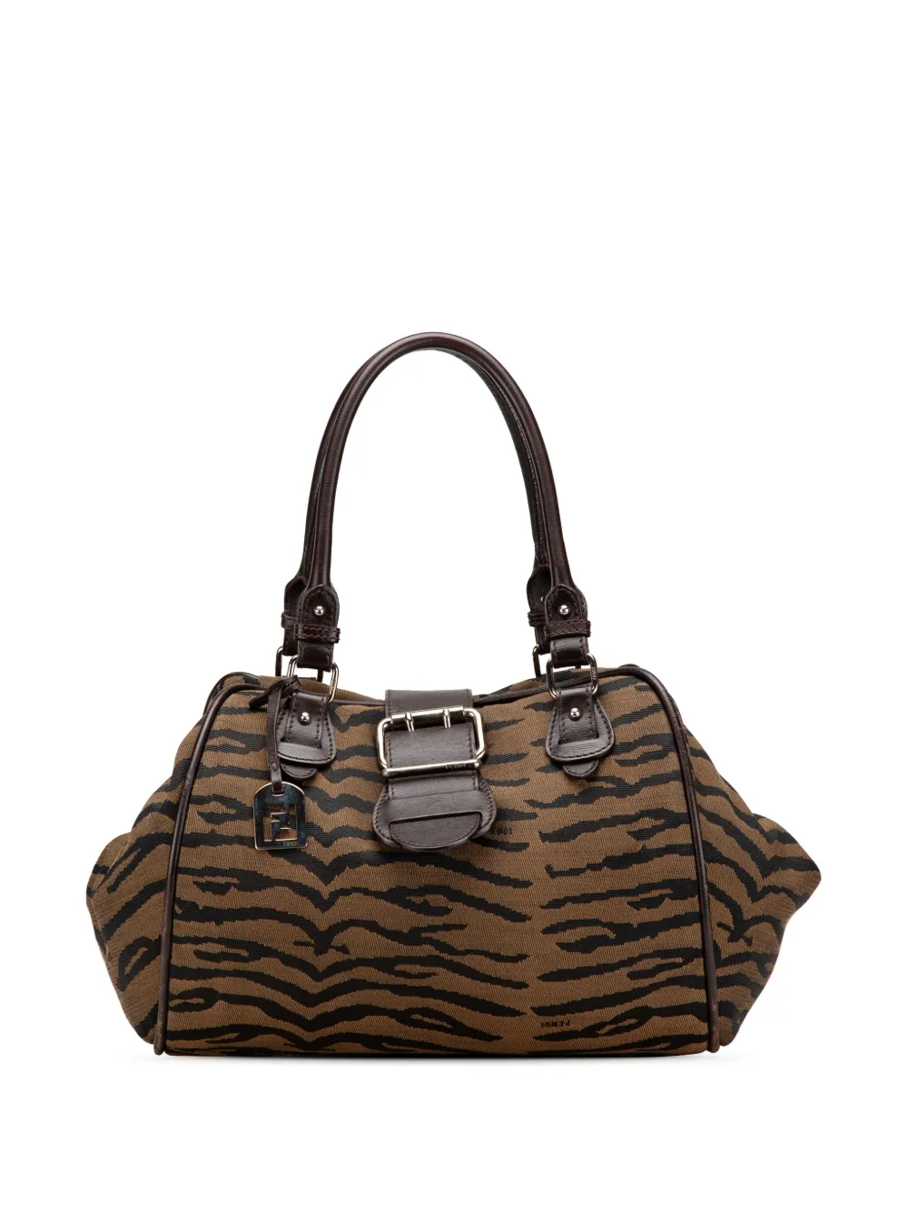 Fendi Pre-Owned 2000-2010 Tiger Print Canvas shoulder bag | marrón | Image 1