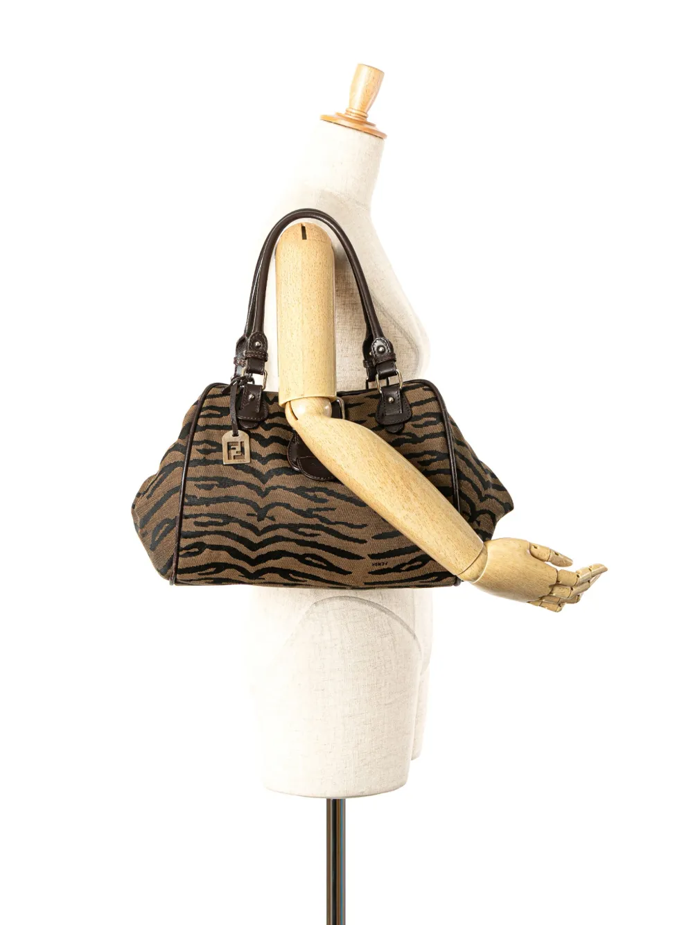 Fendi Pre-Owned 2000-2010 Tiger Print Canvas shoulder bag | Estilos de archivo | Image 2