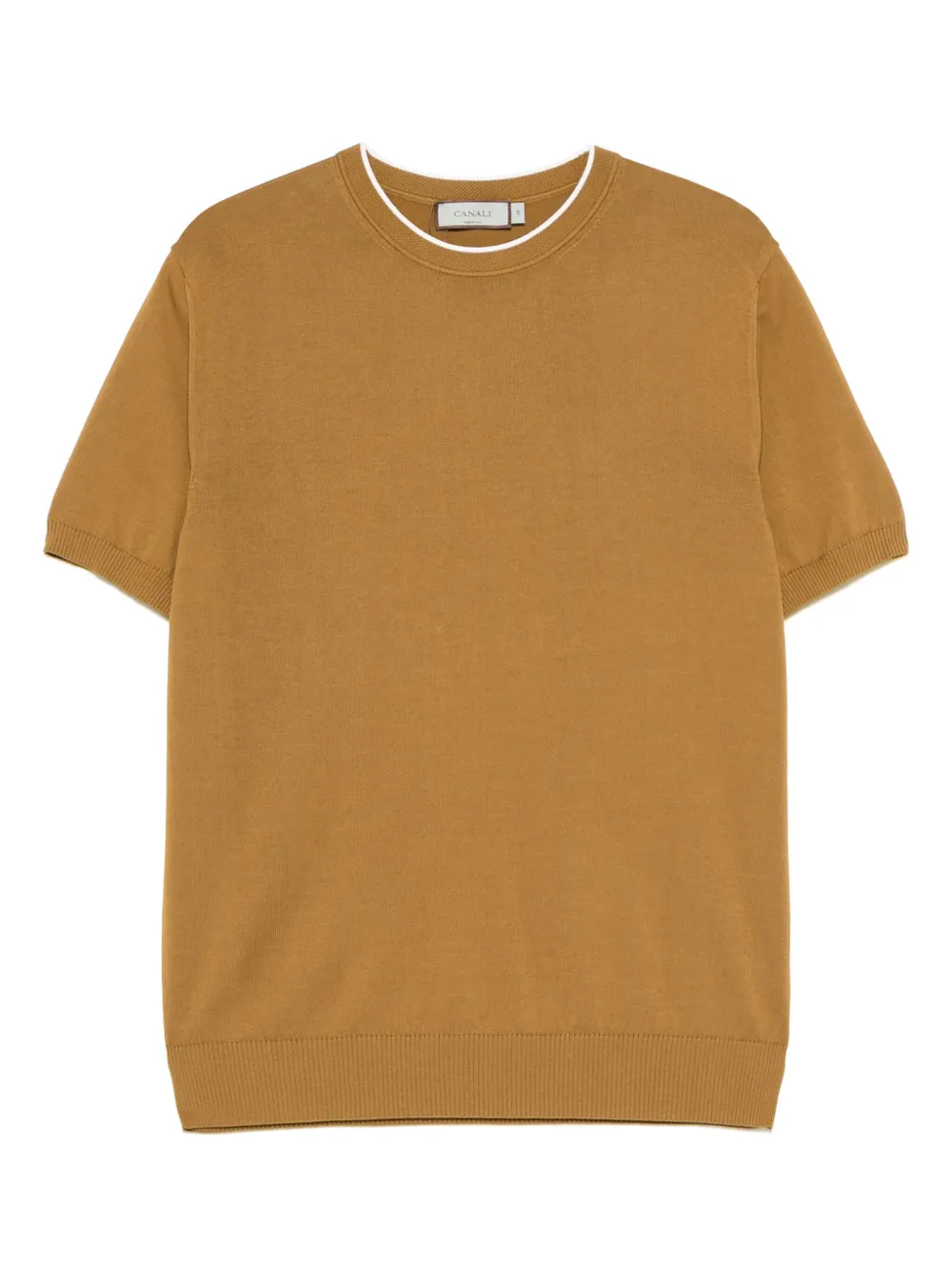 Canali fine-knit T-shirt | Green | Image 1