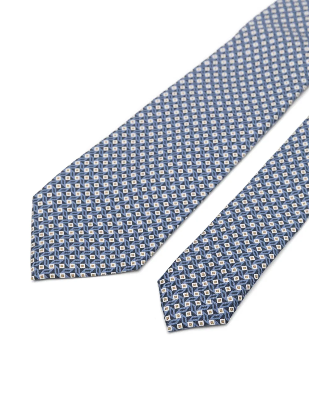 Canali geometric-print tie | Image 2