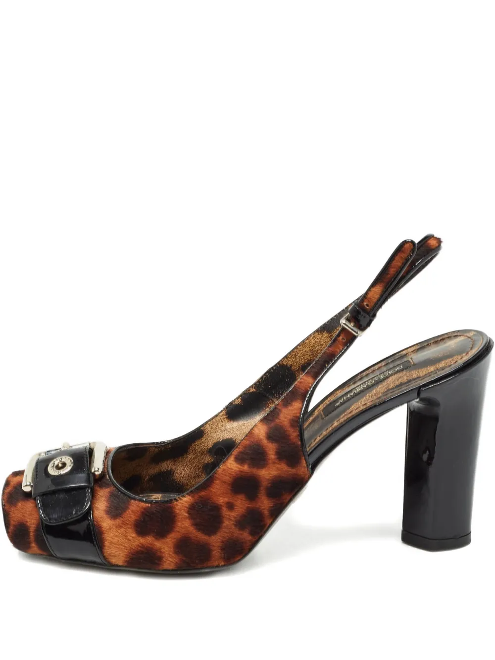 Dolce & Gabbana Pre-Owned 2023 95mm leopard-print pumps | Brown | Image 1