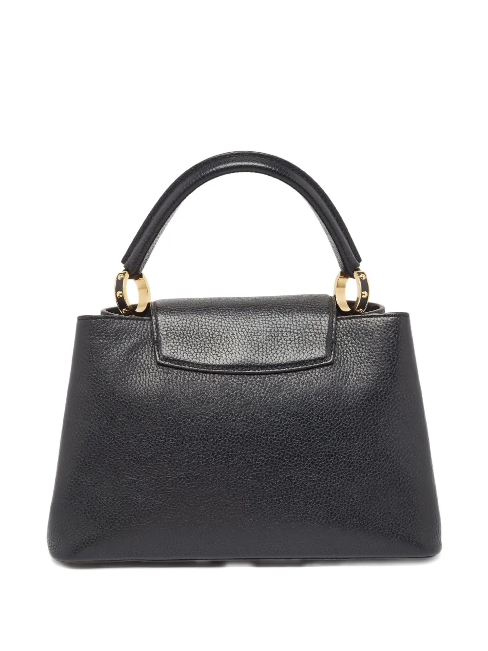 Pre-owned Louis Vuitton Capucines Tote Bag In Black