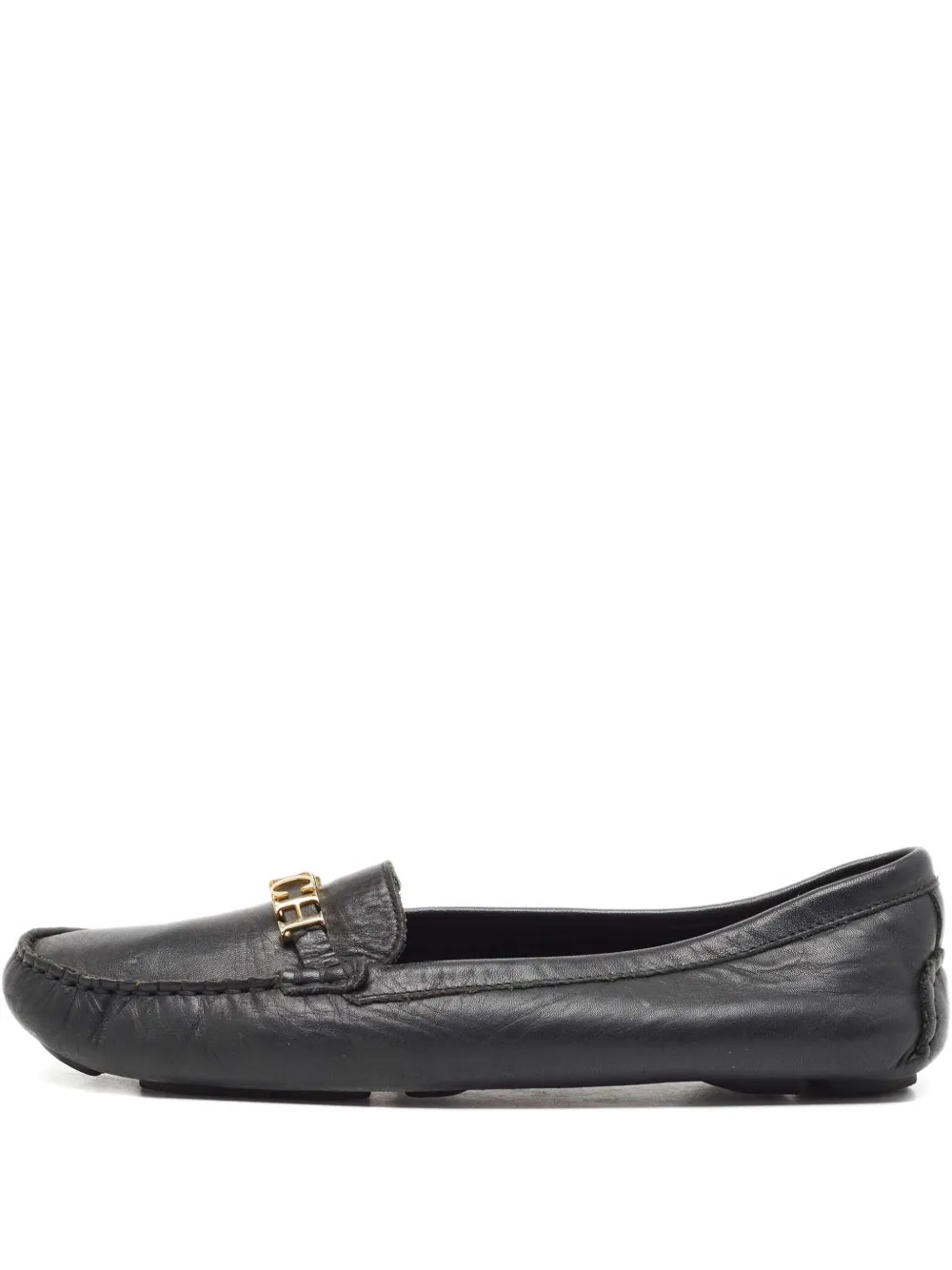 Carolina Herrera Vintage leather loafers | Black | Image 1