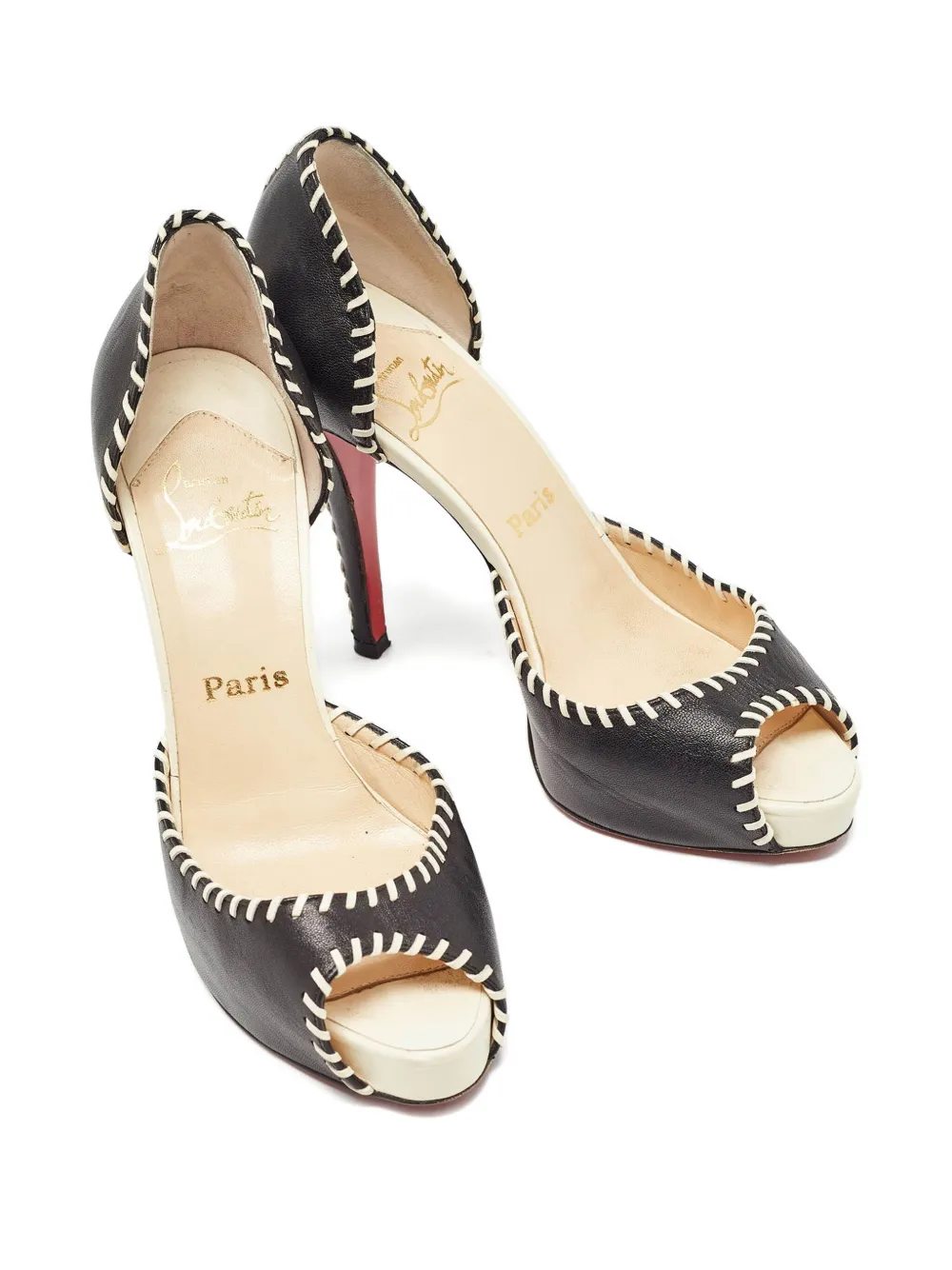 Christian Louboutin Pre-Owned 120mm leather heeled pumps | Image 2