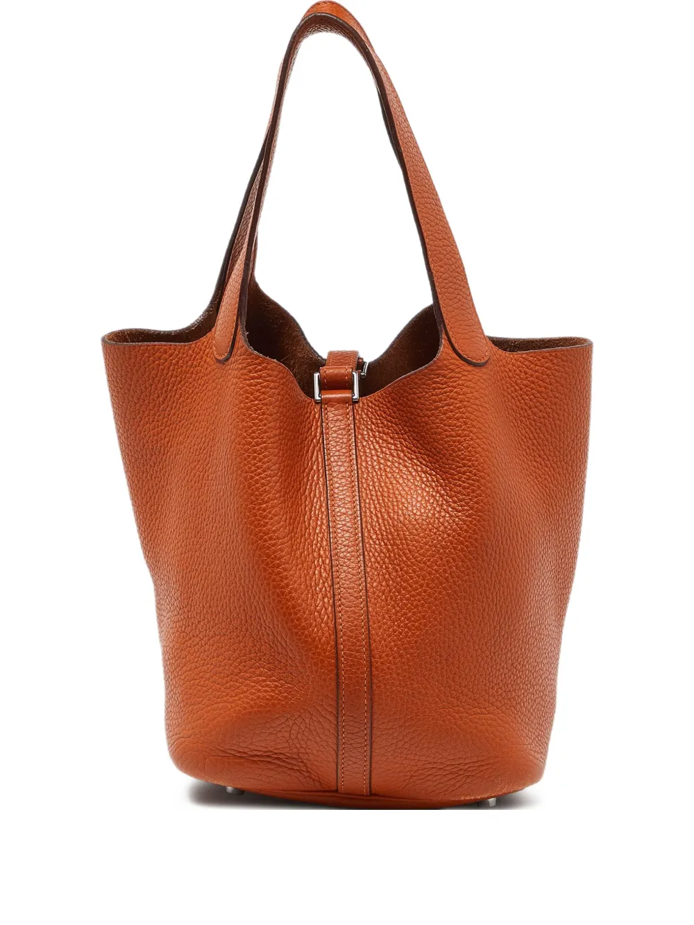 Hermès Pre-Owned ピコタン ロック 22 レザーバッグ - オレンジ Hermès Pre-Owned ピコタン ロック 22 レザーバッグ - オレンジ