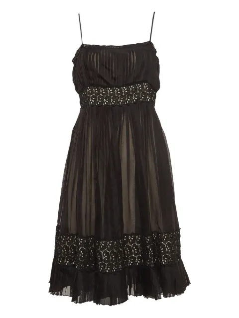 Sportmax Vintage pre-owned pleated mini dress