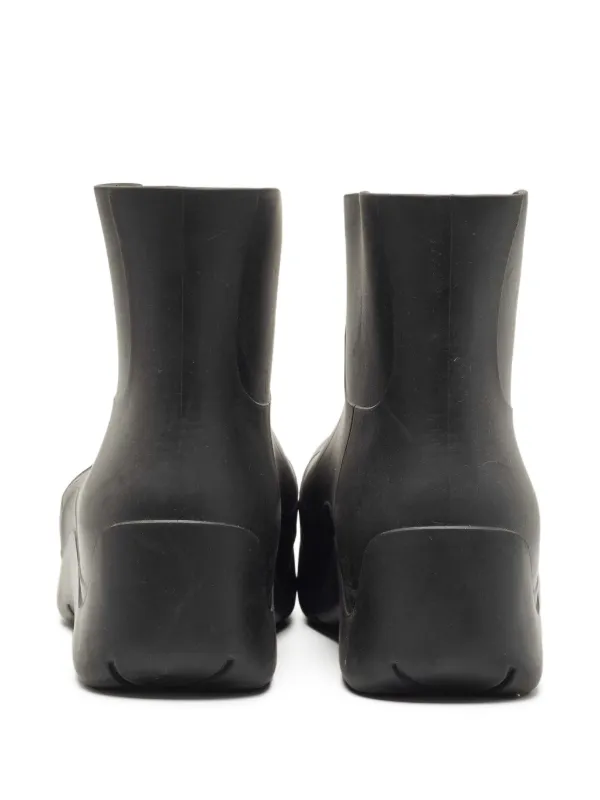 【表参道店購入】Bottega Veneta カセットパドルブーツ 黒37 Bottega Veneta Pre-Owned Puddle Boots | Black | FARFETCH