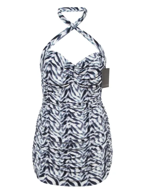 Norma Kamali Vintage maillot de bain pre-owned à motif zébré