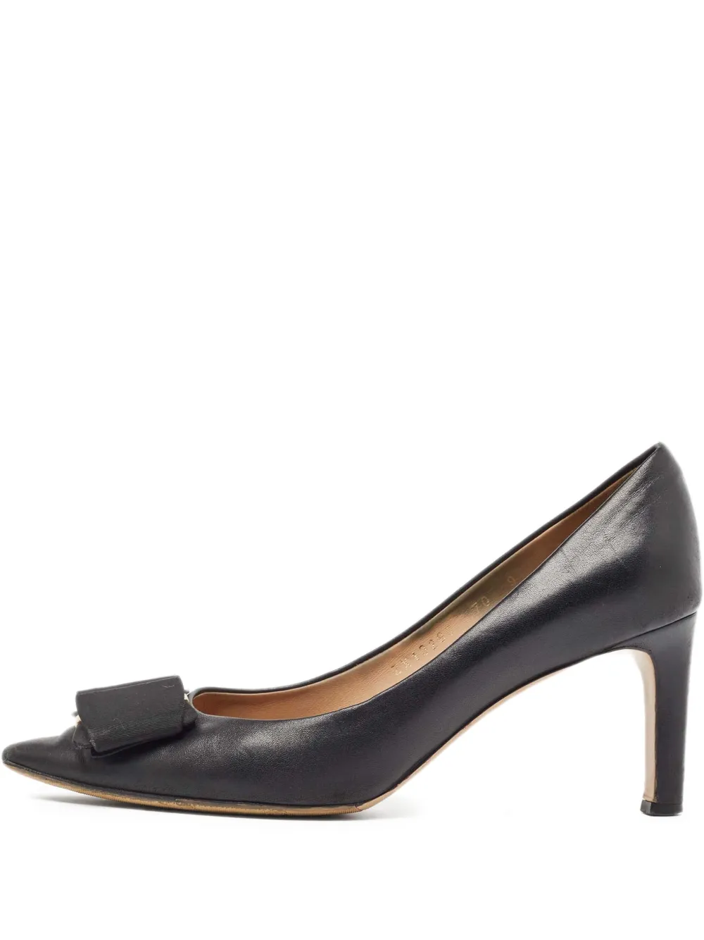 Ferragamo Pre-Owned 80mm Vara-bow pumps | Black | Image 1