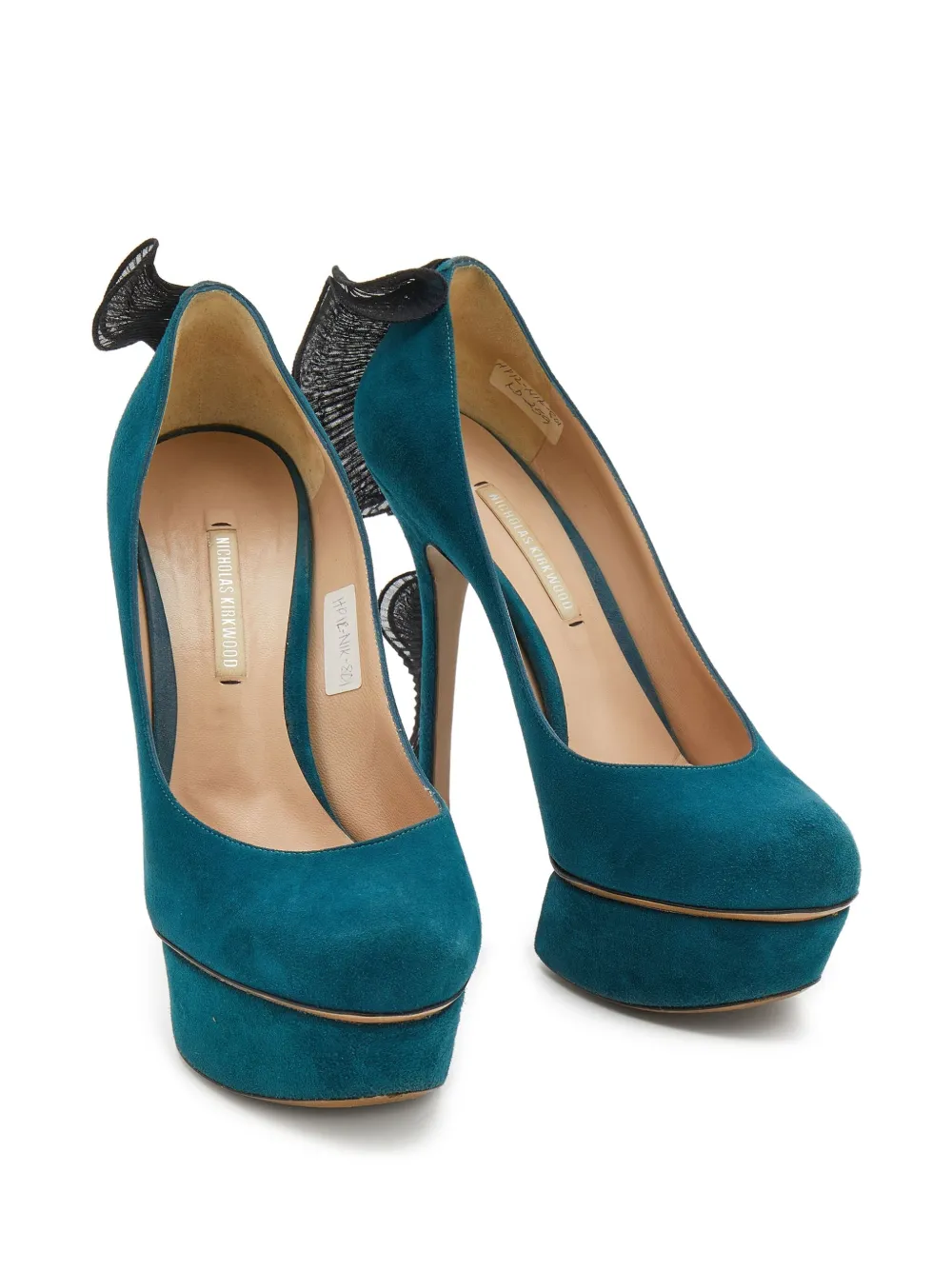 Nicholas Kirkwood pre-owned 140mm Ruffles pumps | Image 2