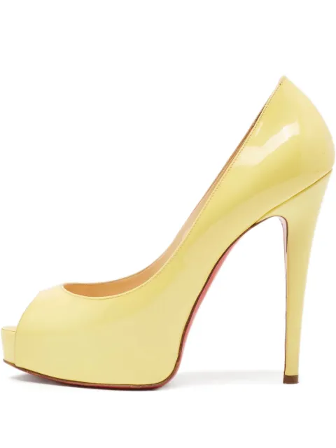 Christian Louboutin Pre-Owned zapatillas Very Privé con tacón de 125mm