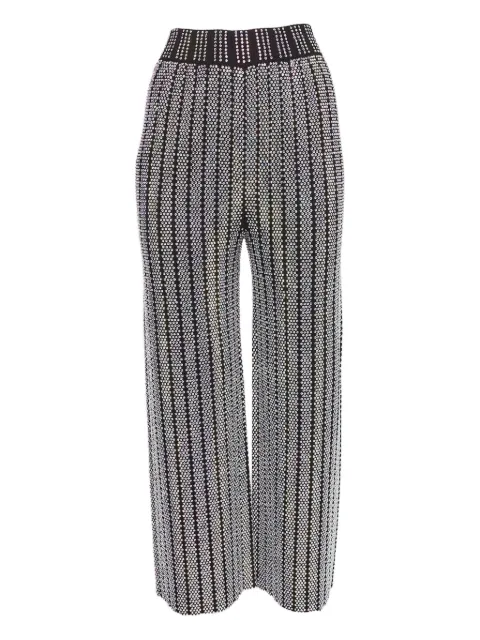 Gucci Pre-Owned rhinestone-embellished trousers