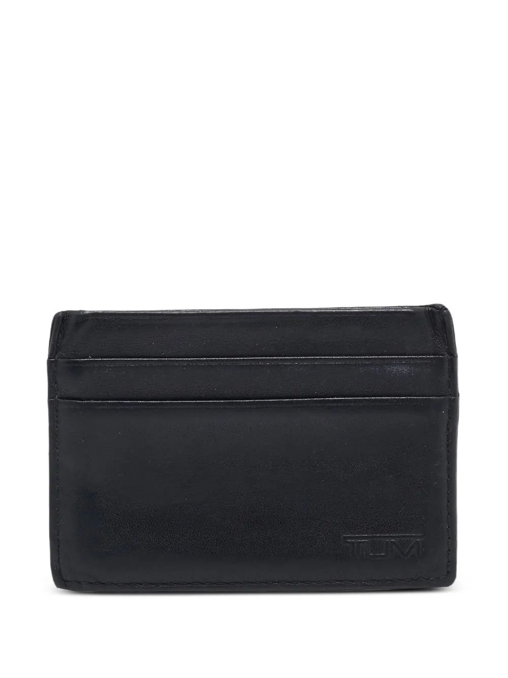 Tumi porte-cartes en cuir à design pre-owned | noir | Image 1