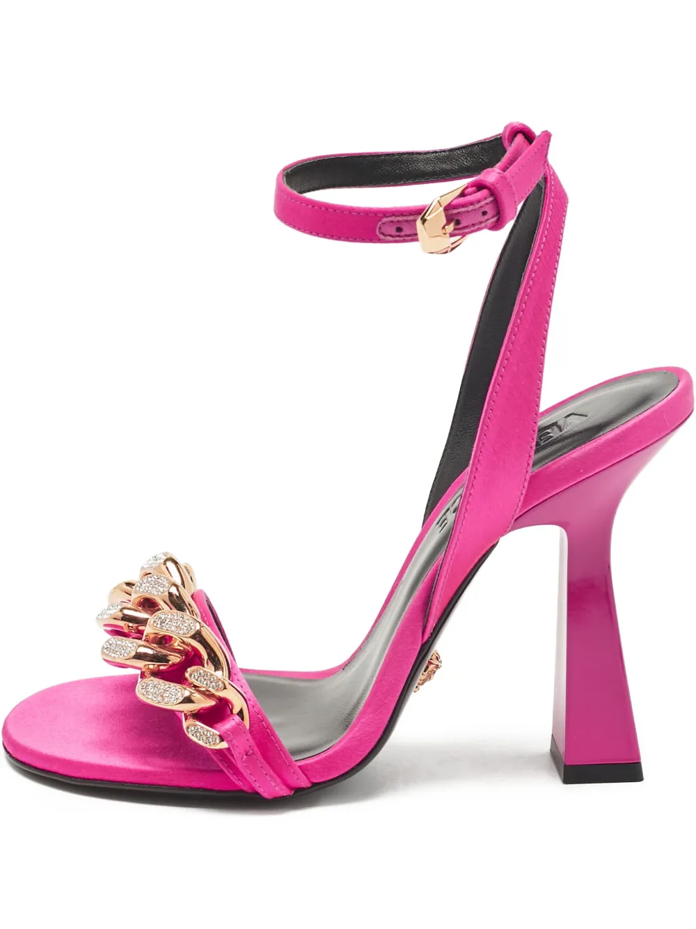 Pre-owned Versace 100mm Chain-detailed Sandals