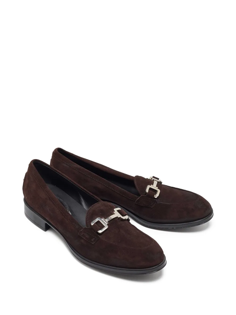 Tod's Vintage logo-plaque suede loafers | Image 2