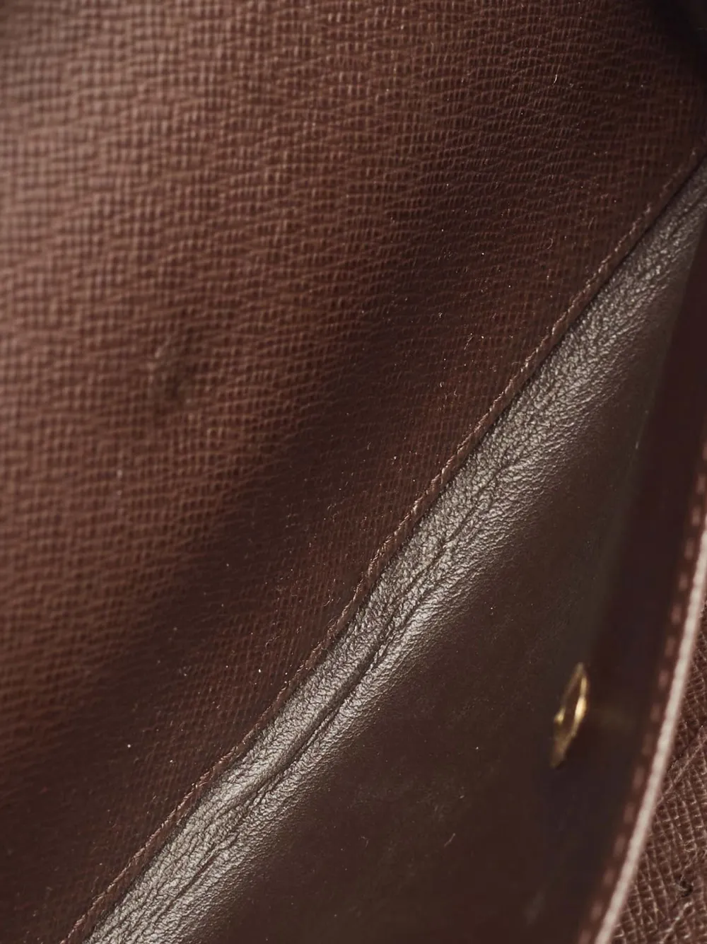 Louis Vuitton Pre-Owned Leren portemonnee Bruin