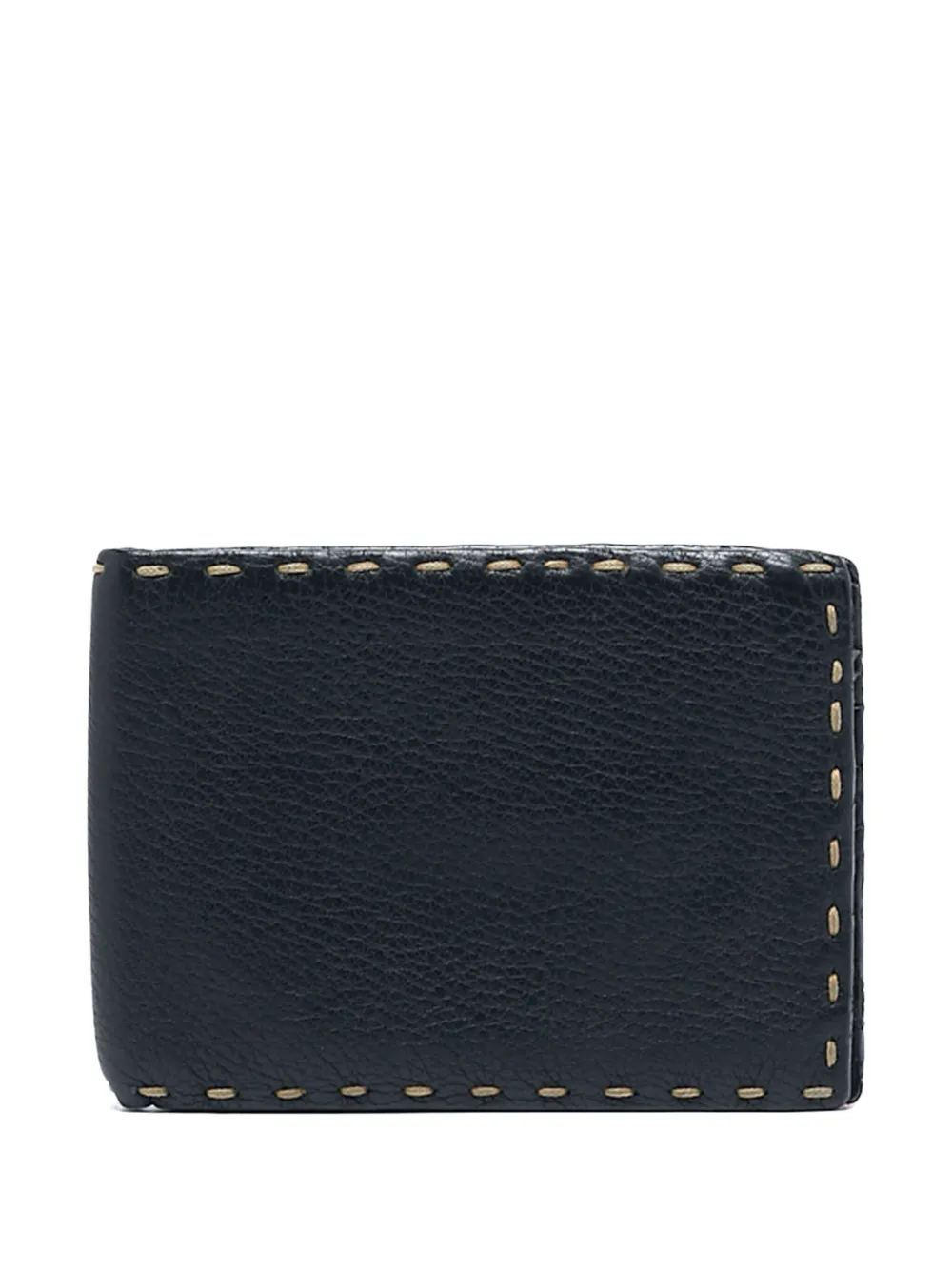 Fendi Pre-Owned porte-cartes en cuir à détails de coutures | noir | Image 1