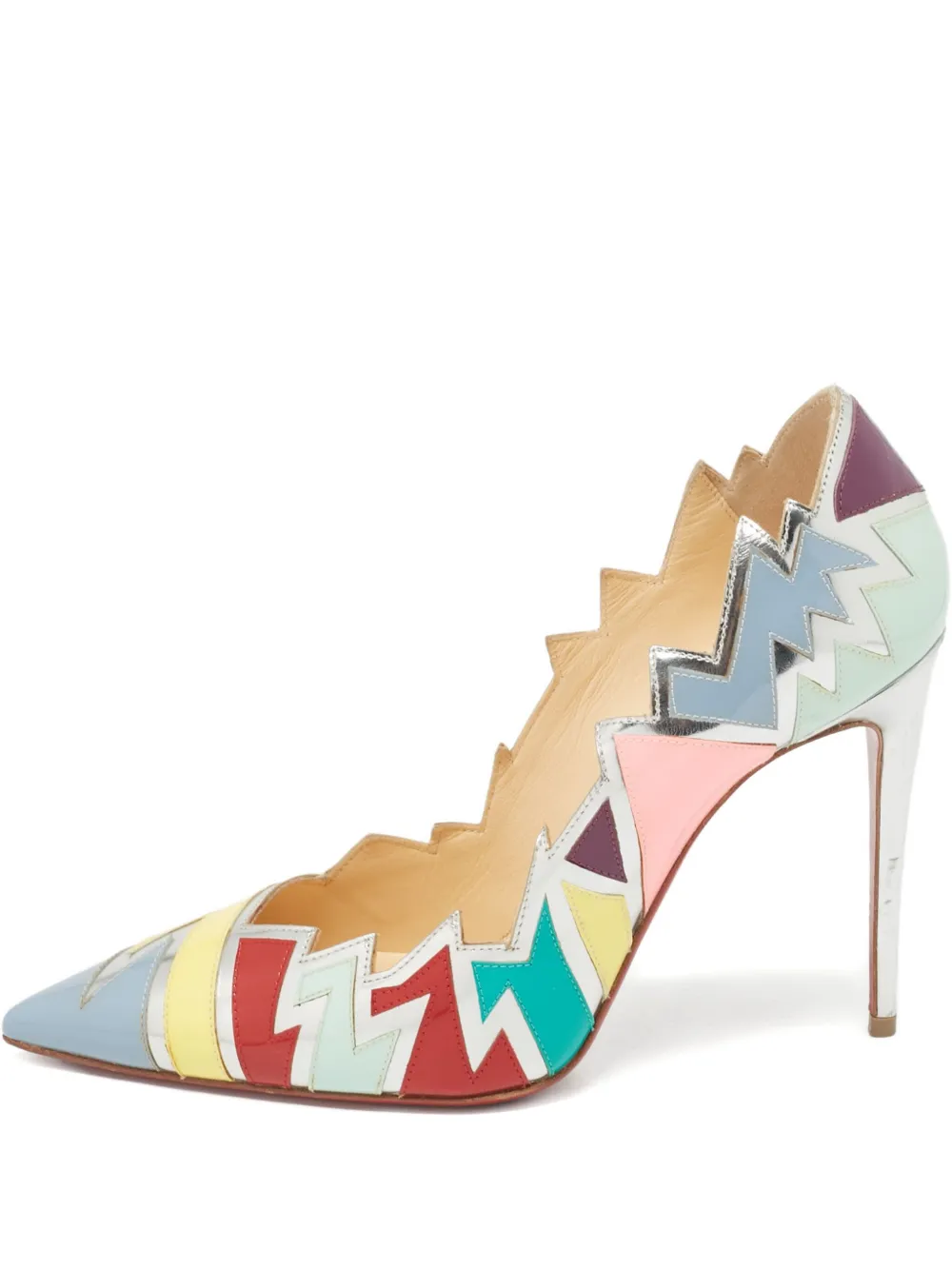 Christian Louboutin Pre-Owned 105mm pointed-toe pumps | Blue | Image 1