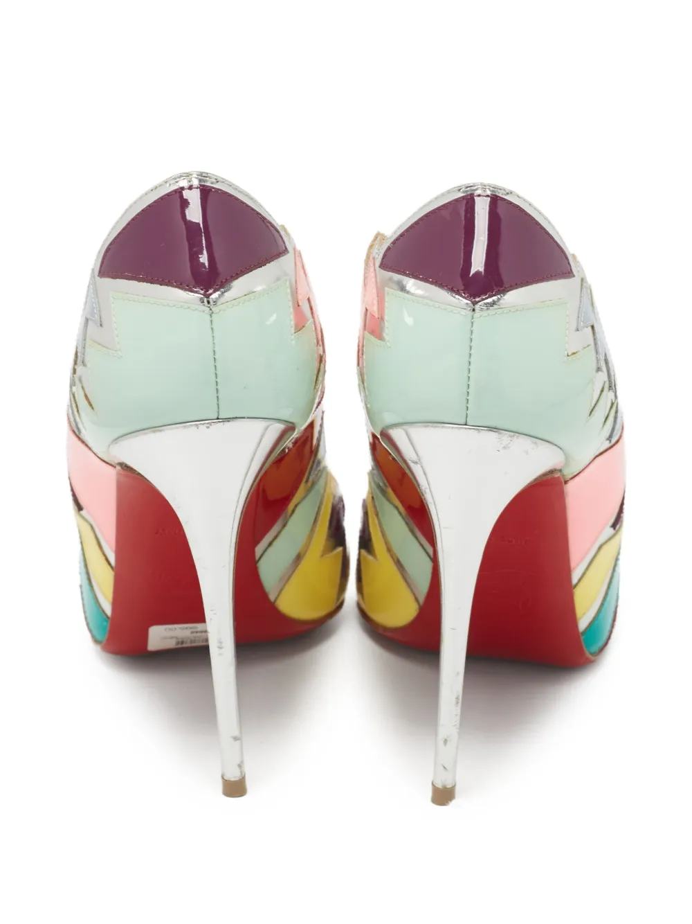 Christian Louboutin Pre-Owned Pumps met puntige neus - Blauw