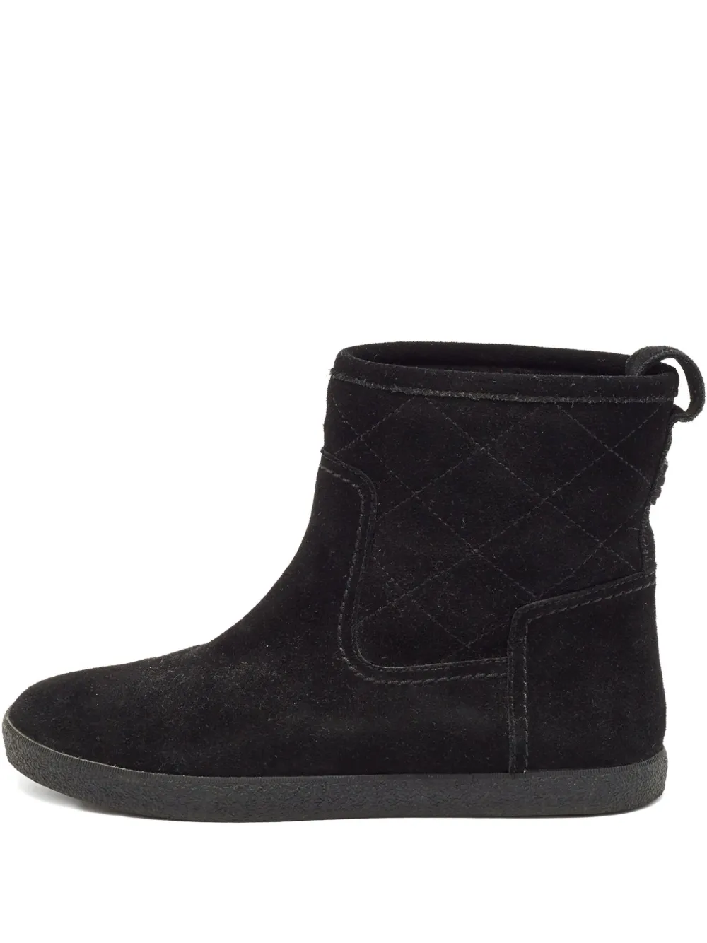 Tory Burch suede quilted boots | Black | Image 1