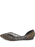 Bottega Veneta Pre-Owned lace ballet flats - Black