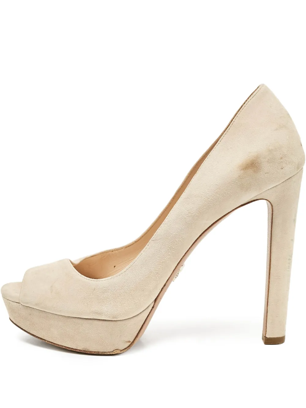 120mm peep-toe platform pumps