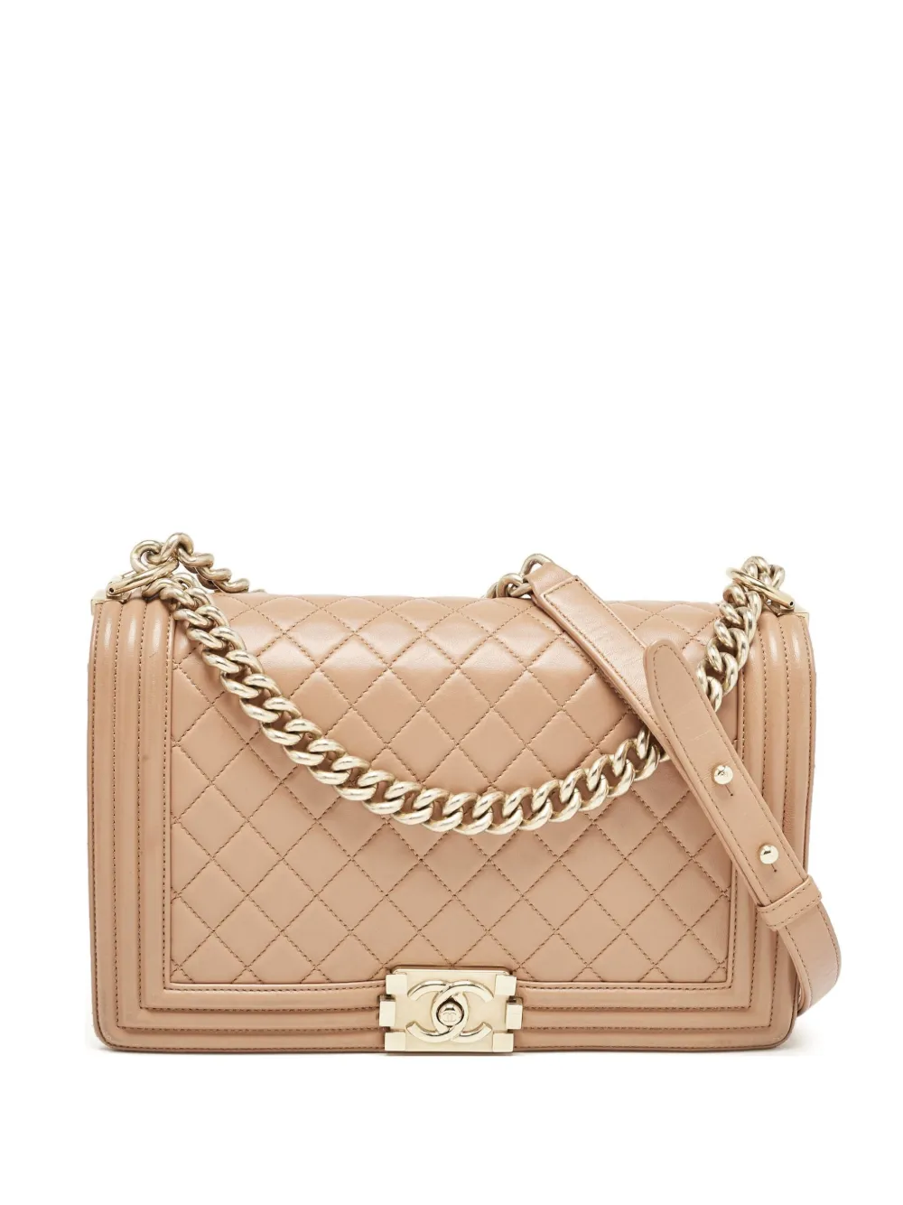 CHANEL Pre-Owned 2011 Boy flap shoulder bag | Neutrals | Image 1