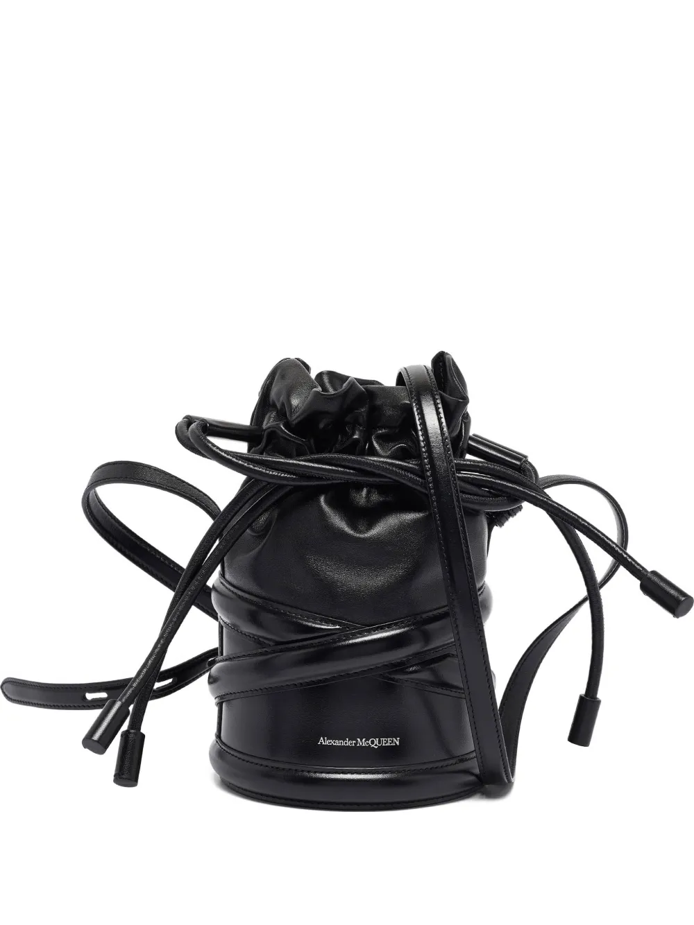 Alexander McQueen Pre-Owned The Curve bucket bag | Black | Image 1