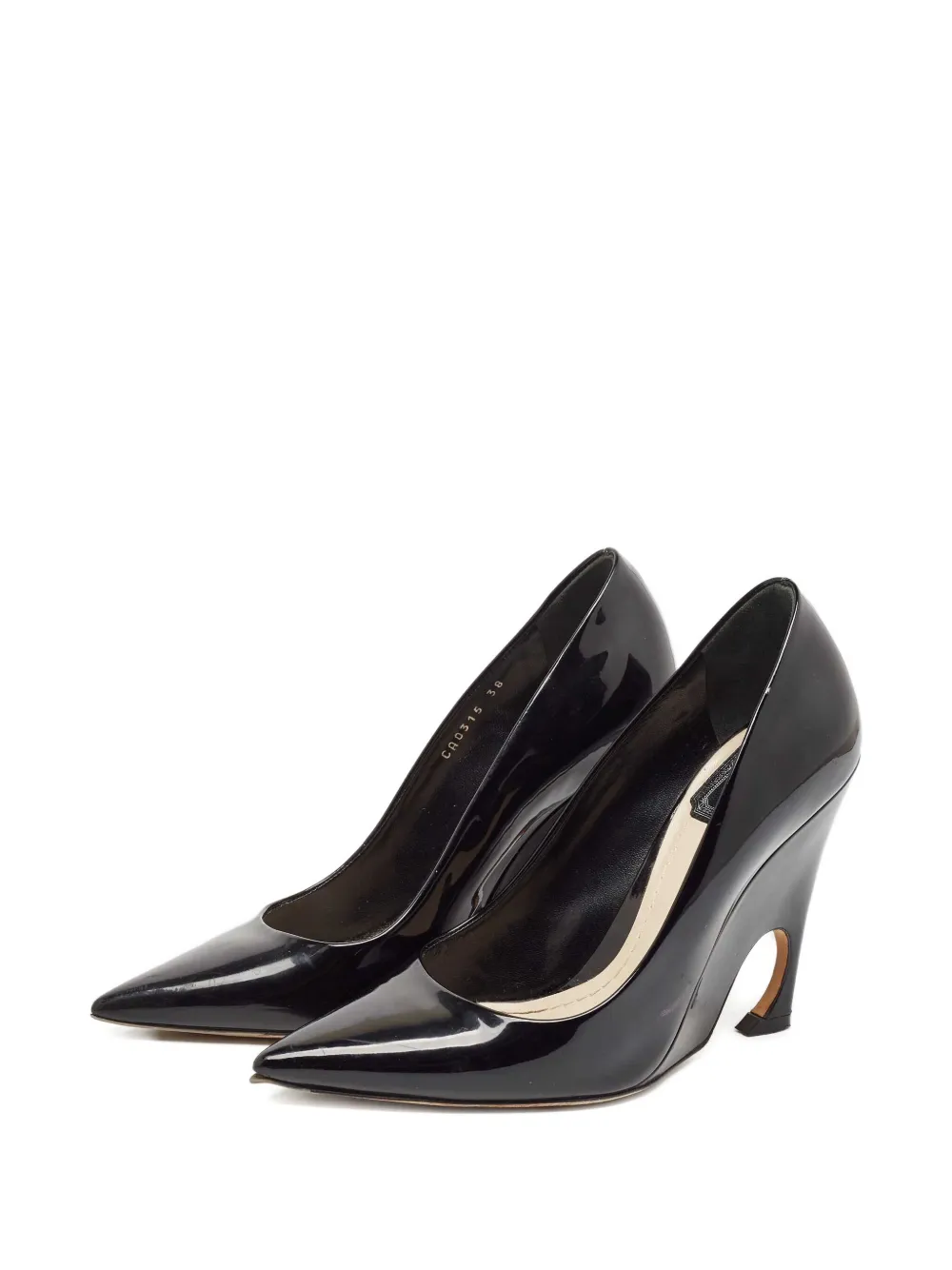Christian Dior Pre-Owned Pumps met sleehak - Zwart