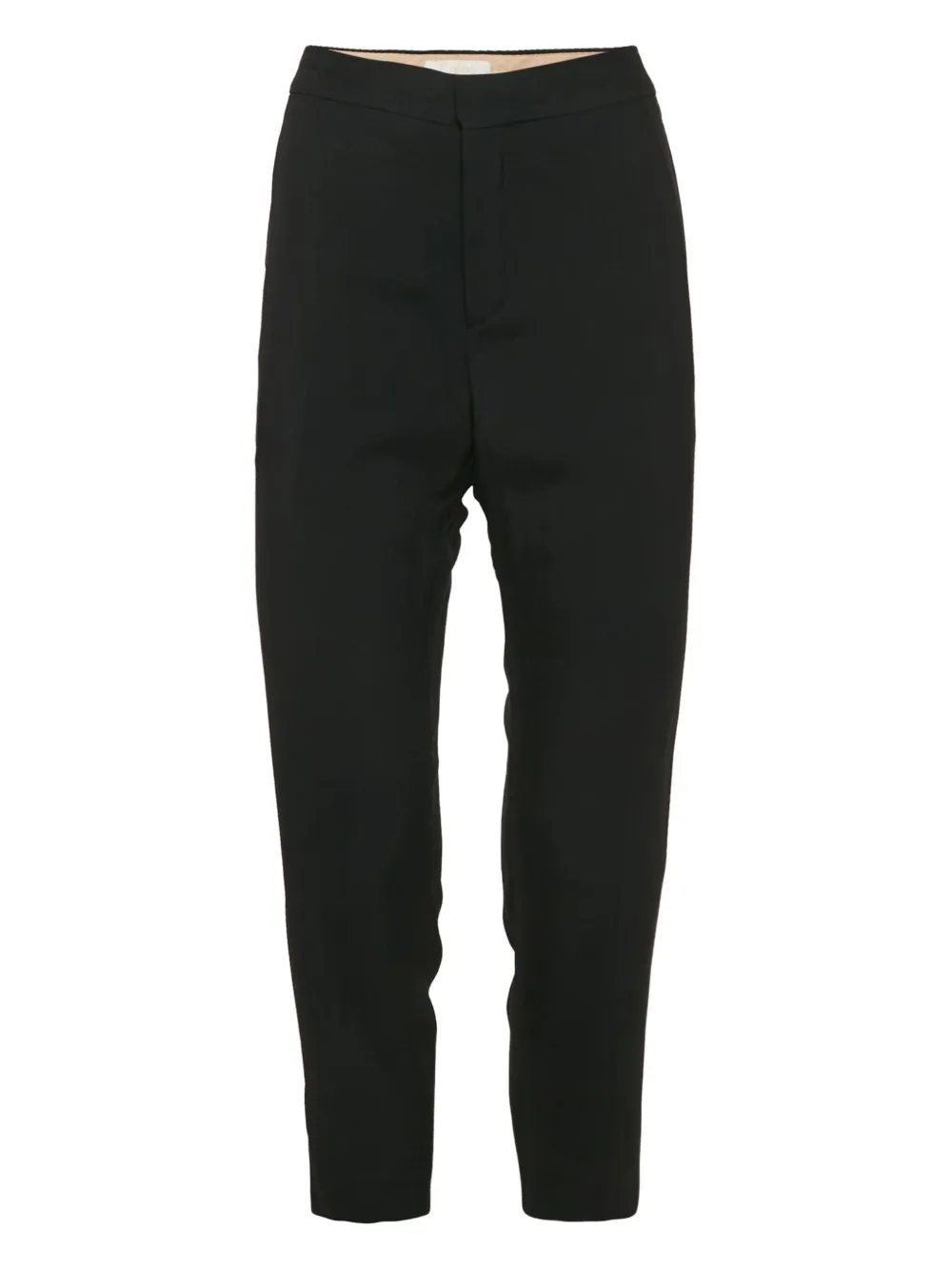 Chloé Pre-Owned Pantaloni sartoriali in seta - Nero