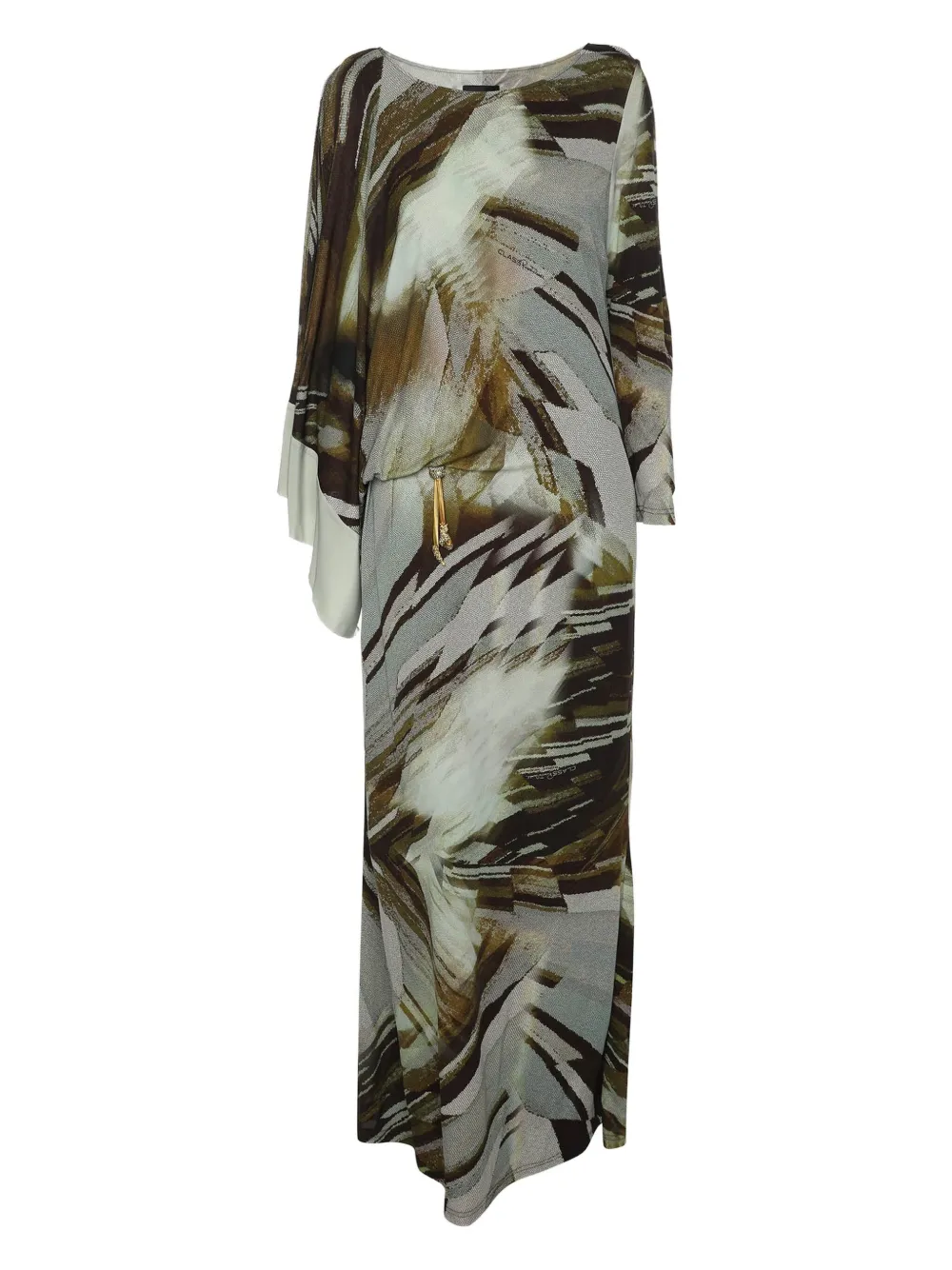 abstract-print maxi dress