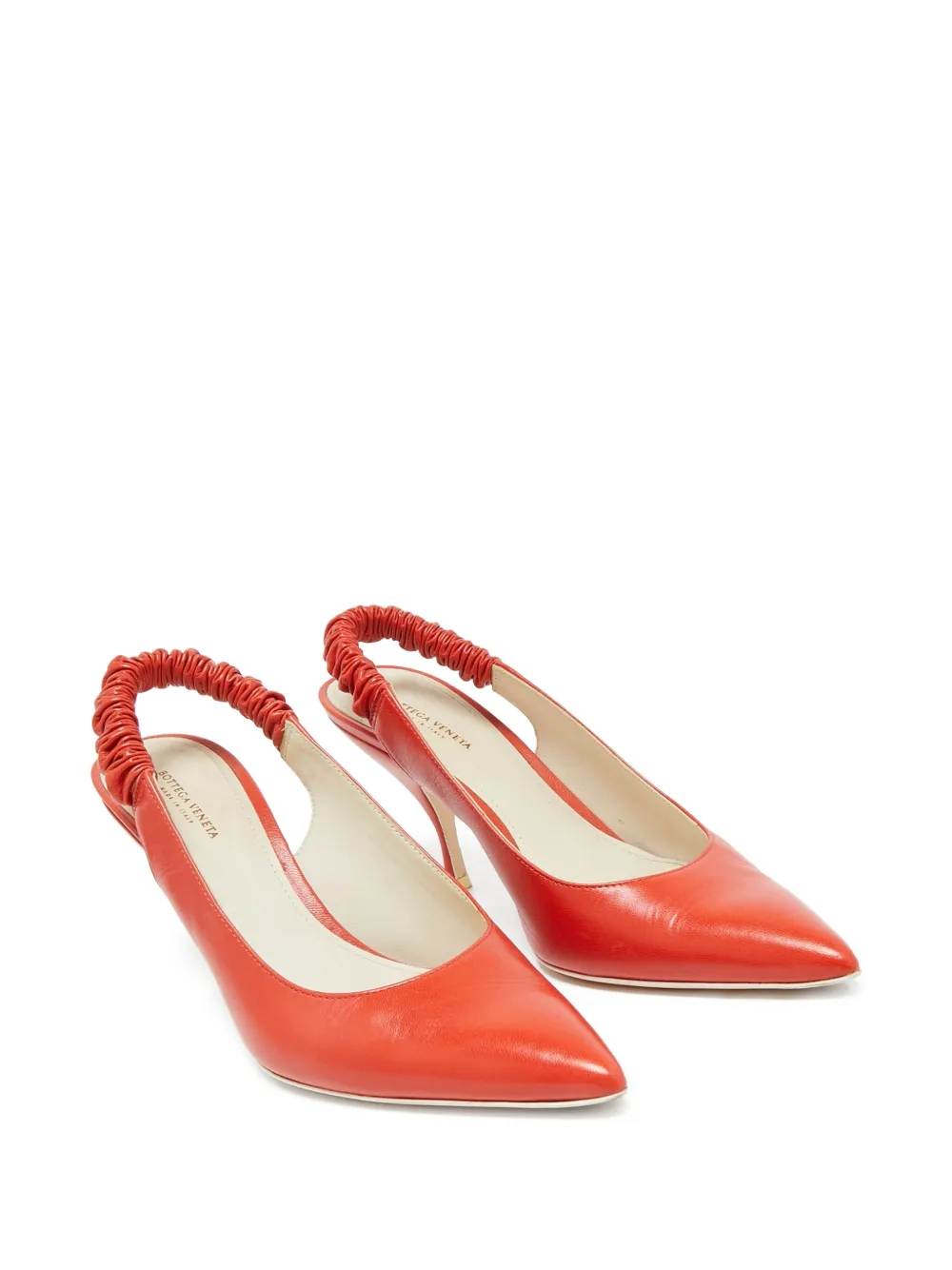 Bottega Veneta Pre-Owned 90mm leather slingback pumps | Image 2