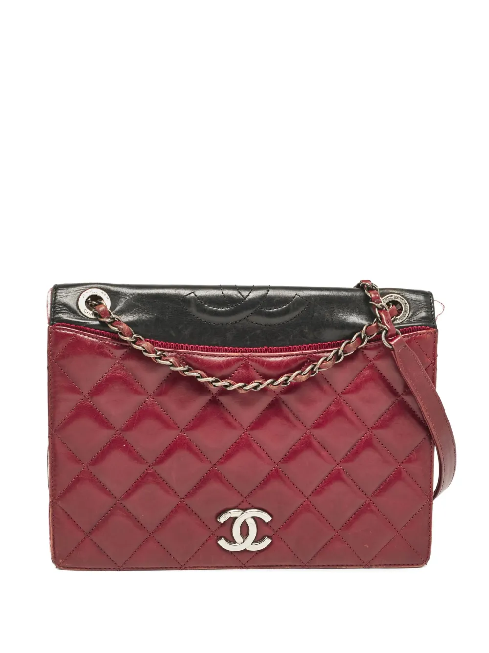 CHANEL Pre-Owned バレリーヌ フラップ ショルダーバッグ - レッド CHANEL Pre-Owned バレリーヌ フラップ ショルダーバッグ - レッド