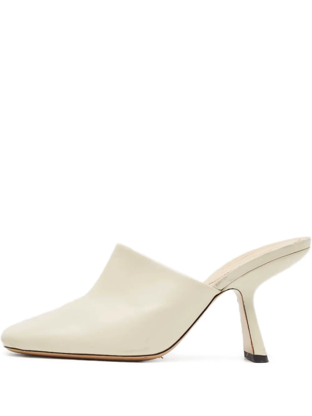 Nicholas Kirkwood pre-owned 40mm leather mules | Neutrals | Image 1