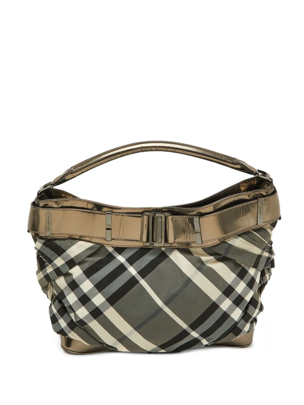 Burberry Pre-Owned check-print tote bag | Grey | Image 1