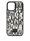 Dolce & Gabbana Pre-Owned all-over logo iPhone 12 case - Black