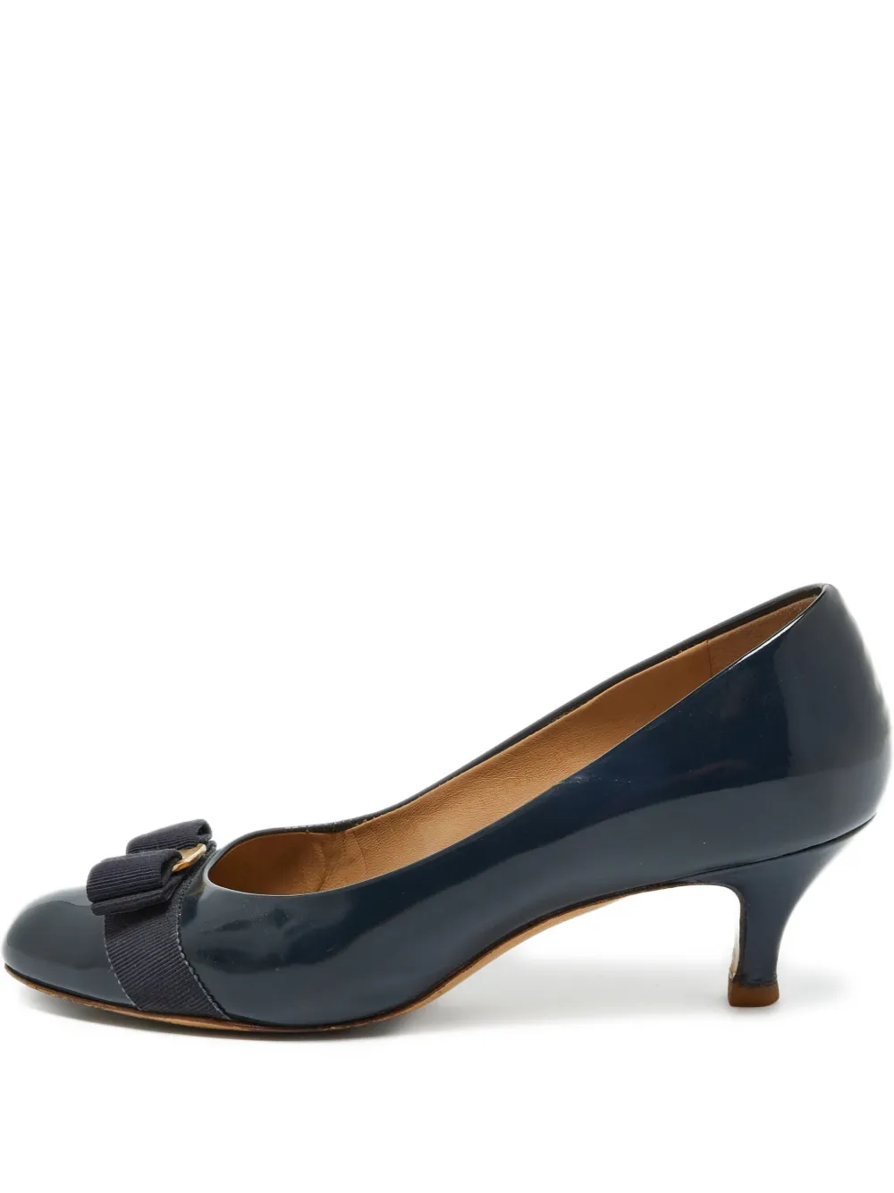 Ferragamo Pre-Owned 60mm Vara-bow pumps | Blue | Image 1