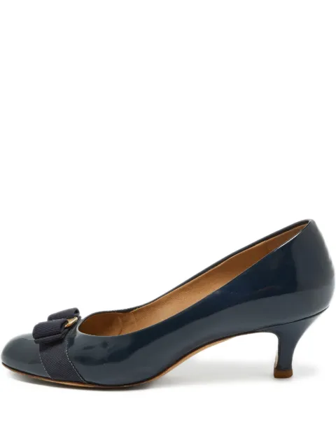Ferragamo Pre-Owned 60mm Vara-bow pumps