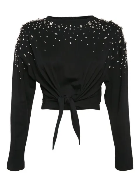 SANDRO rhinestone-embellished top