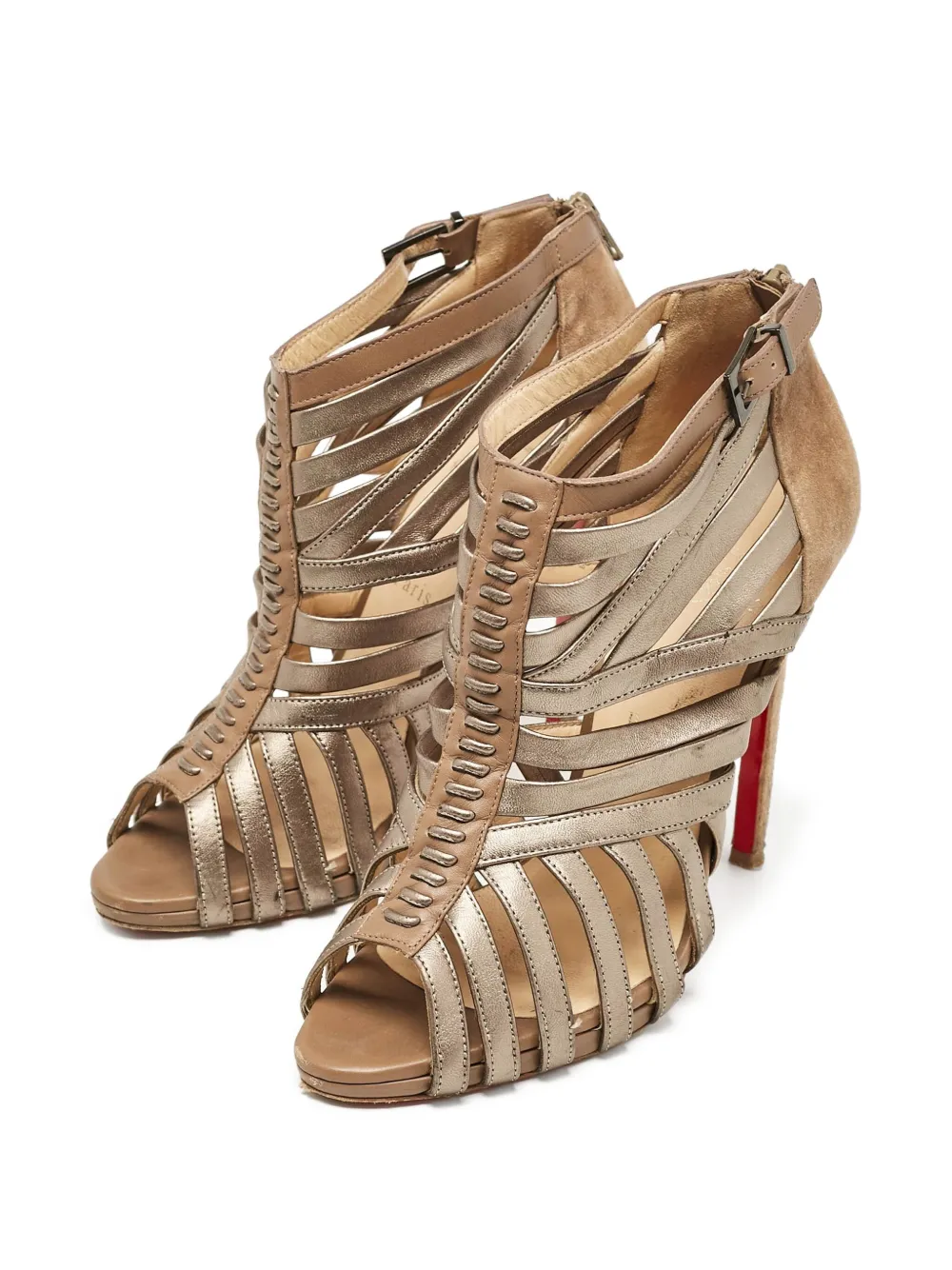 Christian Louboutin Pre-Owned botas Karina con tacón alto | Image 2