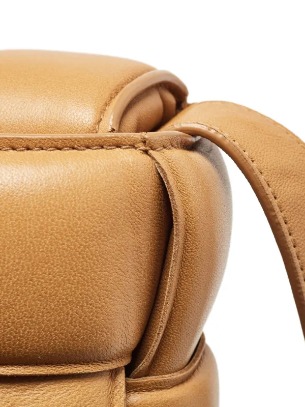 Bottega Veneta Pre-Owned Cassette Woven Leather Cross Body Bag