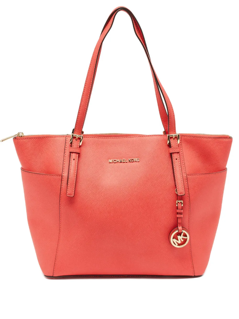 Michael Kors Vintage プレオウンド Jet Set ハンドバッグ - レッド Michael Kors Vintage プレオウンド Jet Set ハンドバッグ - レッド